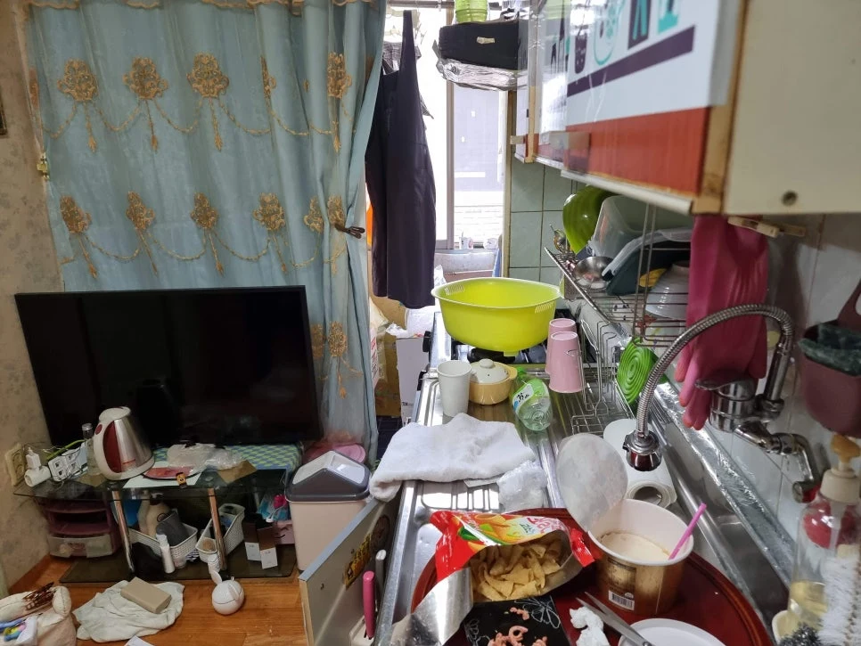 청소왕 문정·가락 공장청소 현장 사례 - 의정부 신곡1동 고독사 청소 후기, 전세집 악취제거