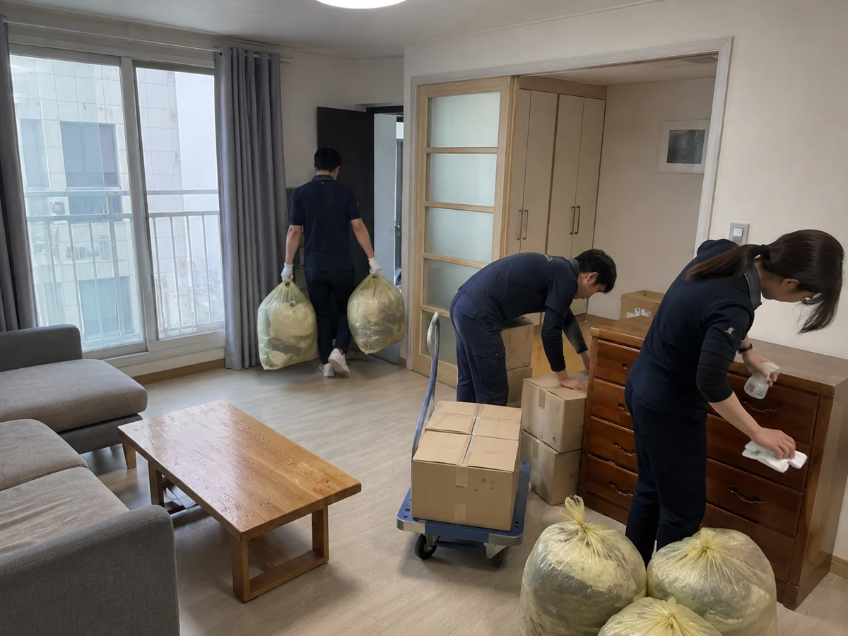 006 아파트 이삿짐 상자운반 작업자 설명용 이미지