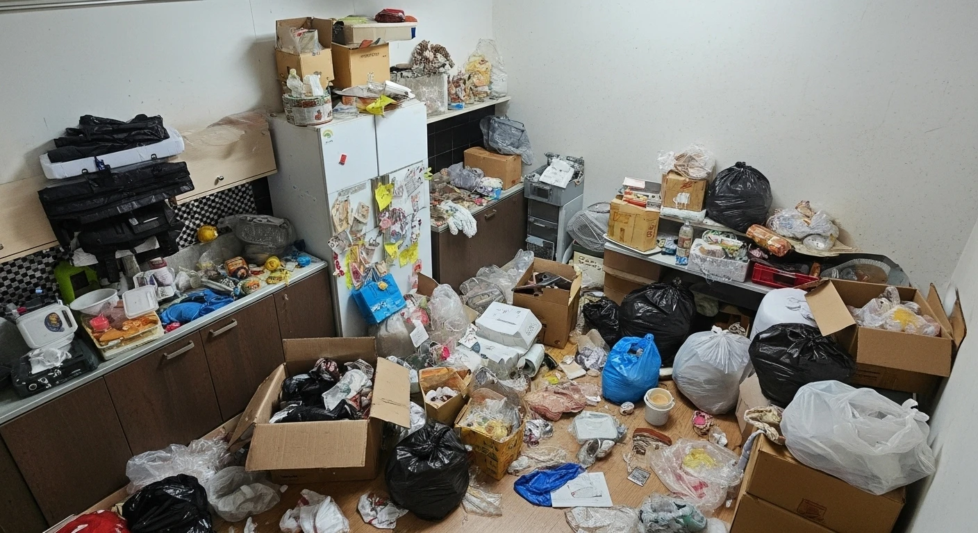 거실 생활폐기물 상자적재 설명용 이미지